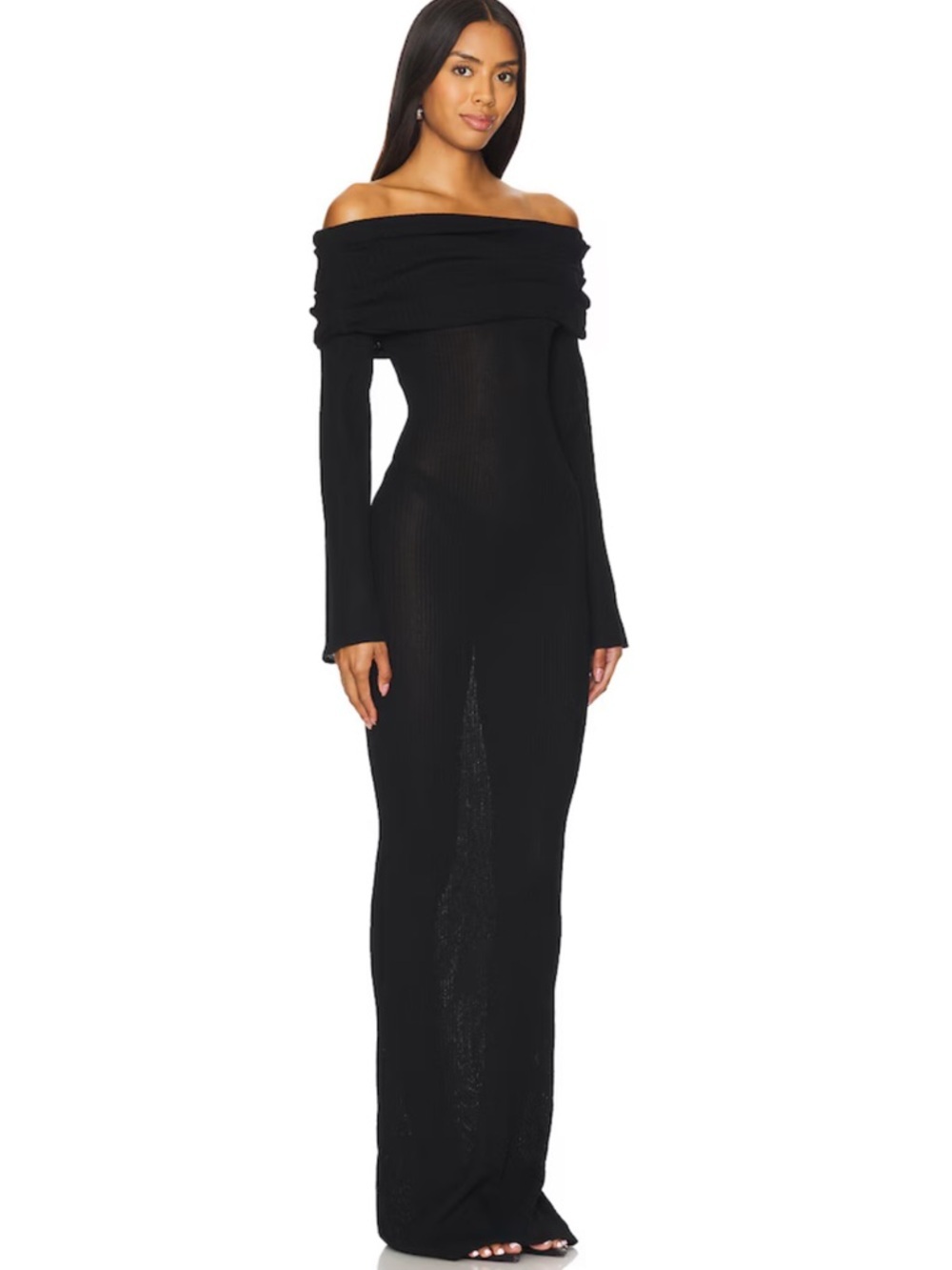 SEROYA Galleria Dress in Black - Picture 2 of 8